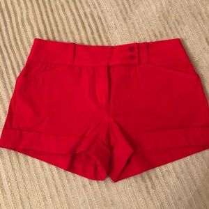 BCBG red shorts in XS
